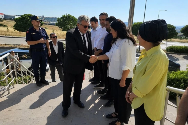 Kaymakam Helvacı, OSB bölgesinde incelemede bulundu