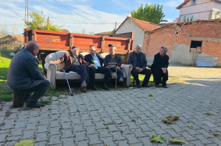 Kaymakam Uçar, Belkese Köyü’nde vatandaşlarla bir araya geldi