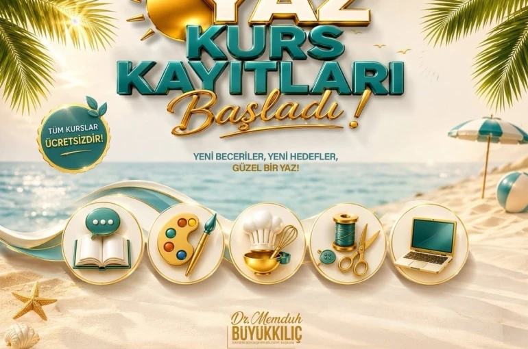 KAYMEK Sanat ve Mesleki Eğitimi Yaz Dönemi Kayıtları başladı