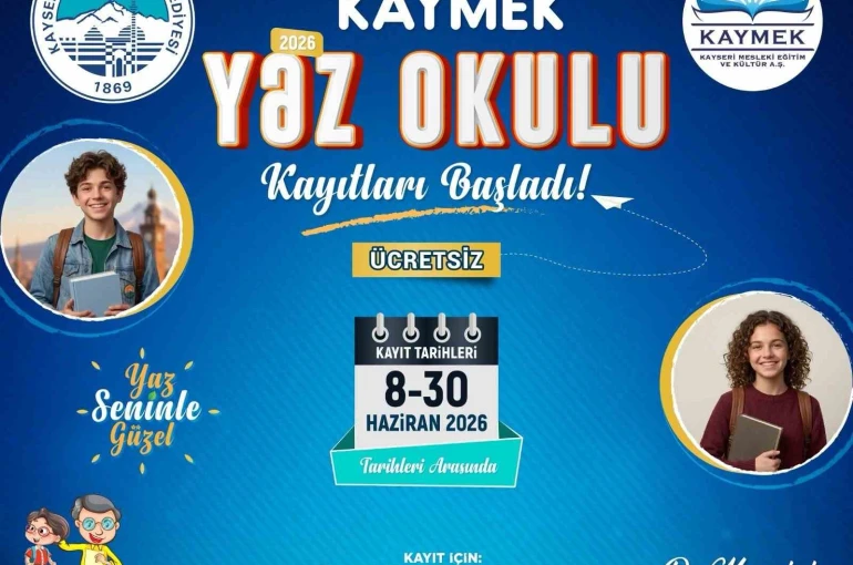 KAYMEK Yaz Okulu kayıtları başladı
