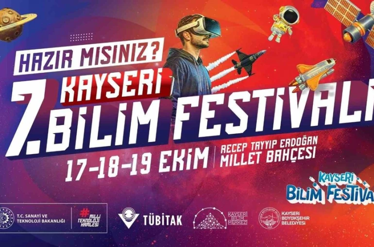 Kayseri 7. Bilim Festivali başlıyor