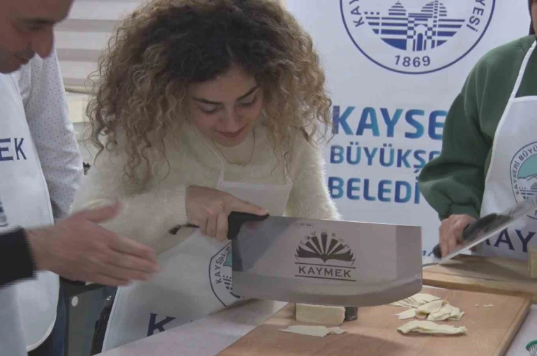 Kayseri’de AB’den Coğrafi İşaret Tescili alan pastırmaya ilgi büyüyor
