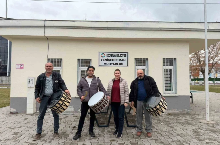 Kayseri’de davulcular Ramazan’a hazır