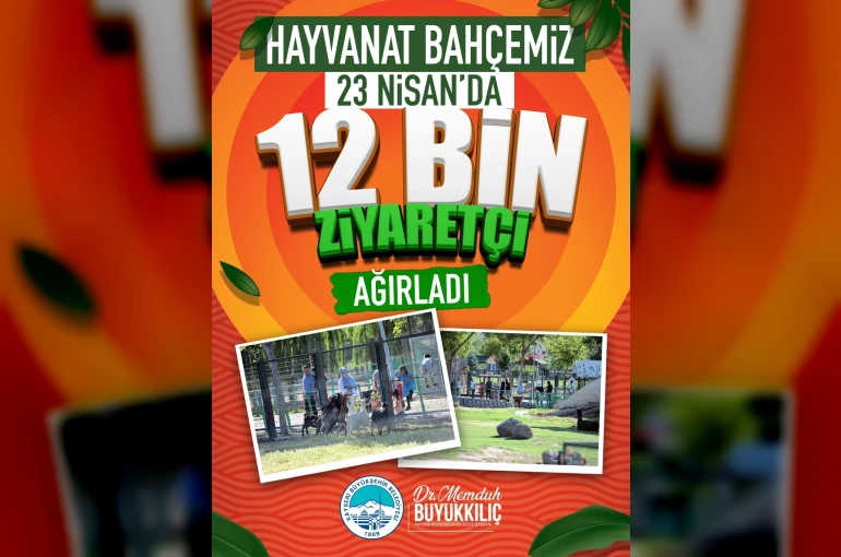 Kayseri’de hayvanat bahçesini 23 Nisan’da 12 bin kişi ziyaret etti