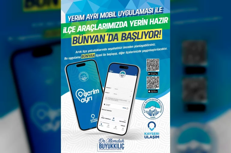 Kayseri’de ulaşımda ilk: ’Yerim Ayrı’ mobil uygulaması