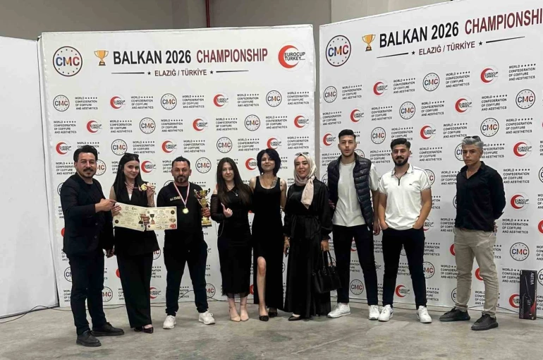 Kayserili kuaförden Balkanlar Kuaförler Turnuvası’nda büyük başarı