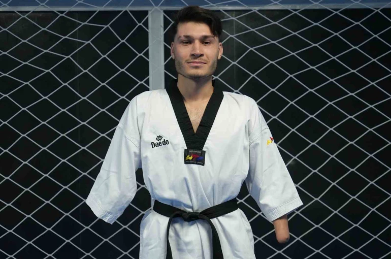 Kazada kollarını kaybetti, taekwondoyla hayata yeniden bağlandı