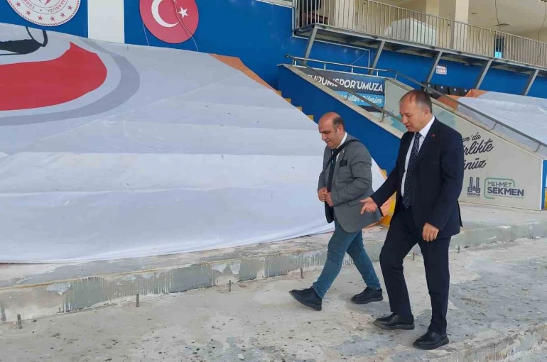 Kazımkarabekir Stadı Süper Lige hazırlanıyor