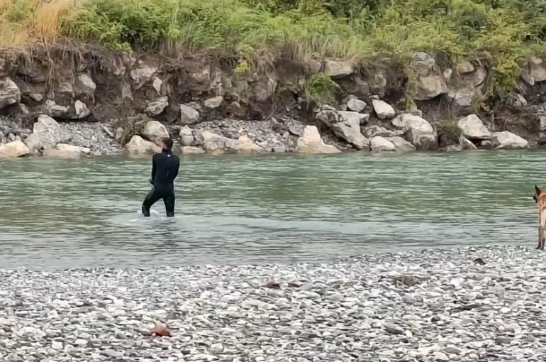 Kelkit Irmağı’nda kaybolan genç için arama çalışmaları yeniden başladı