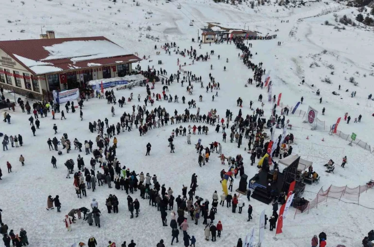 Keltepe Kayak Merkezinde kayak sezonu 50 gün sürdü