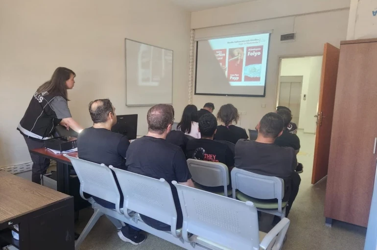 Kemaliye’de uyuşturucuyla mücadele kapsamında bilgilendirme çalışması yapıldı