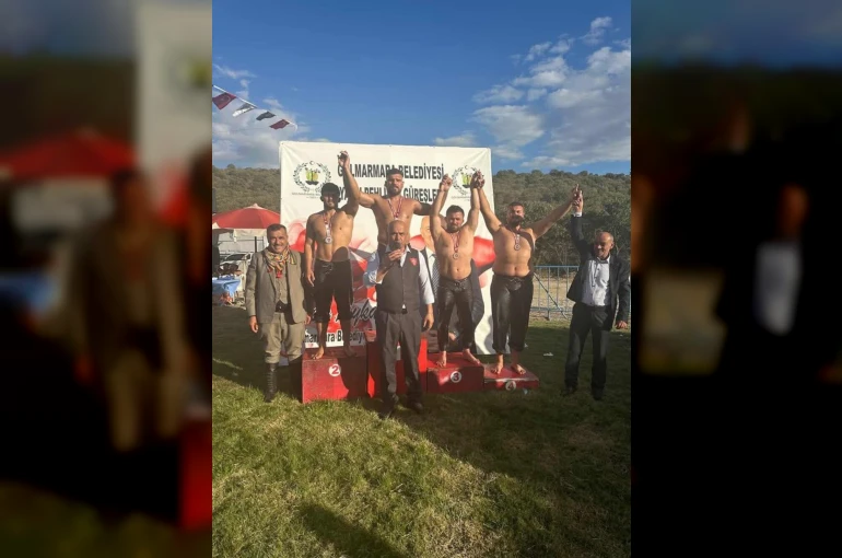 Kemer Belediyesi güreşçisinden kürsü başarısı 