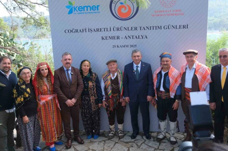 Kemer’de coğrafi işaret başvurusu yapılan ürünler tanıtıldı