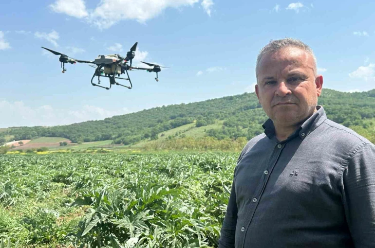 Kestel Belediyesinden çiftçiye drone desteği; hem zamandan hem yakıttan tasarruf