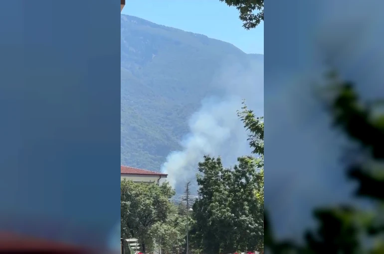 Kestel’de orman yangını