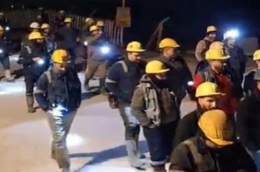 Kınık’ta maden işçileri eylemde
