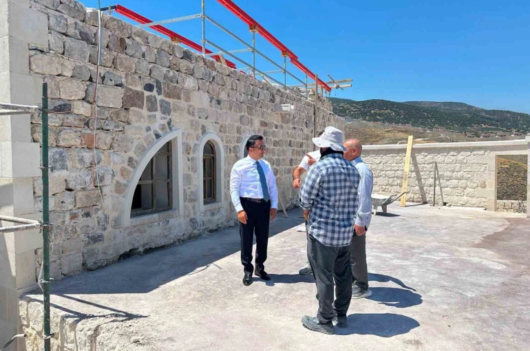 Kırıkhan’da Beyazıd-ı Bestami hazretleri türbesinde çalışmalar sürüyor