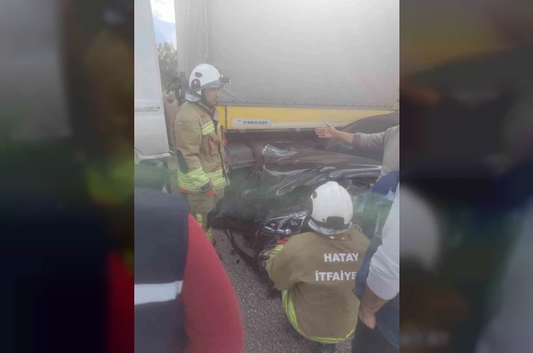 Kırıkhan’da trafik kazası: 1 yaralı