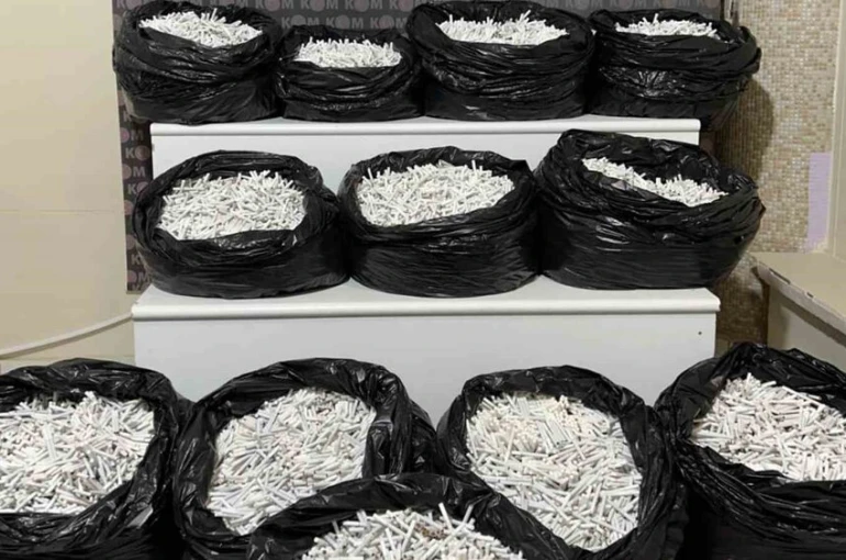 Kırıkkale’de binlerce makaron ele geçirildi