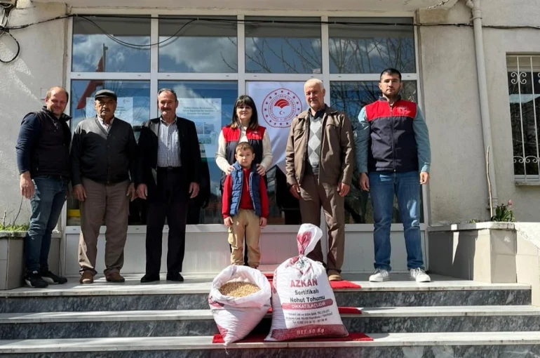 Kırklareli’de aspir ve nohut tohumları üreticiyle buluştu