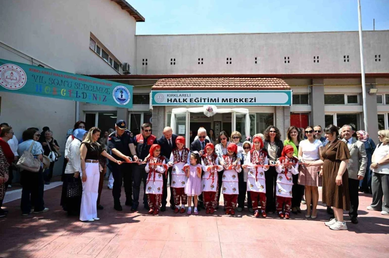 Kırklareli’de hayat boyu öğrenme haftası sergisi açıldı