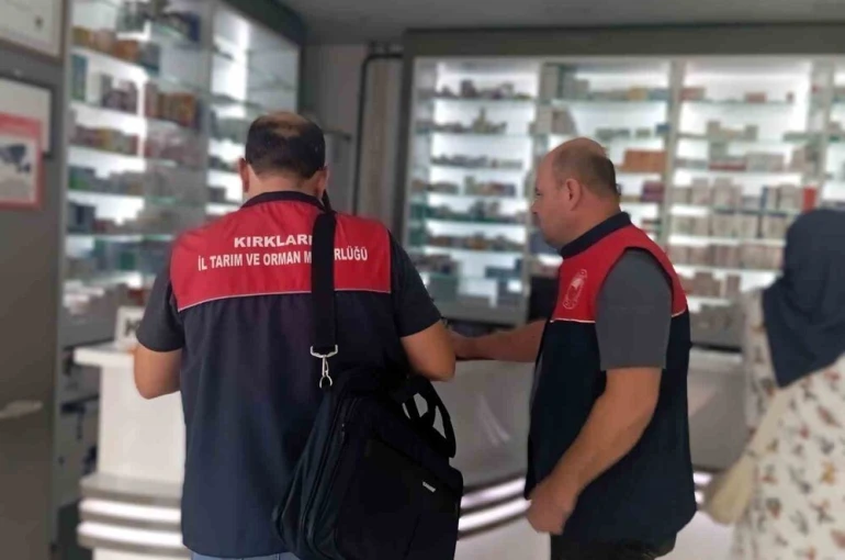 Kırklareli’nde eczanelere denetim
