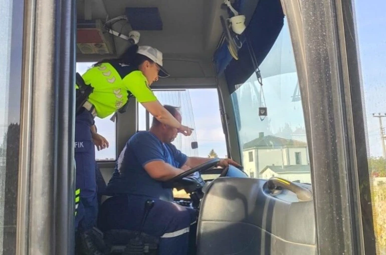 Kırklareli’nde okul servisleri denetlendi