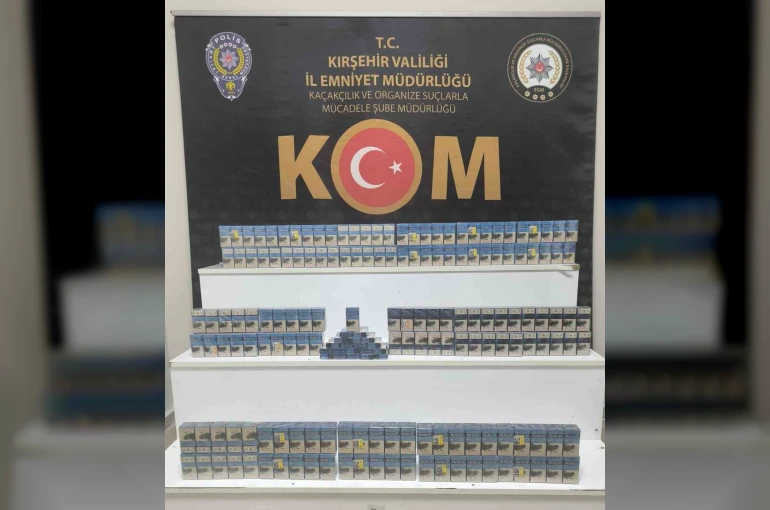 Kırşehir’de kaçak sigara operasyonu: 380 paket ele geçirildi