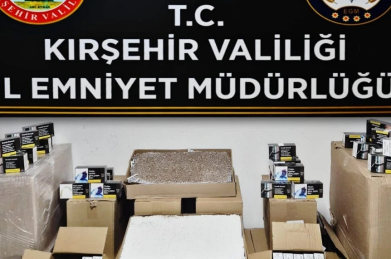 Kırşehir’de kaçak sigara operasyonu