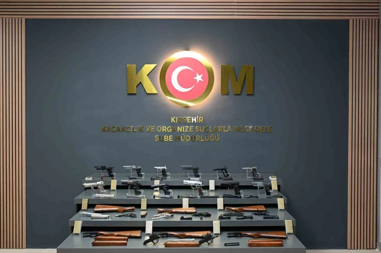 Kırşehir’de kaçak silah operasyonu: 1 gözaltı