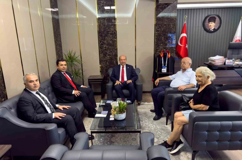 KKTC 5. Cumhurbaşkanı Tatar, Anamur Adalet Sarayını ziyaret etti