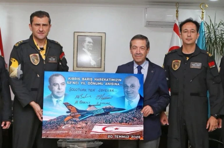 KKTC Dışişleri Bakanı Ertuğruloğlu: "Türk F-16’ları ile büyük gurur duyuyoruz"