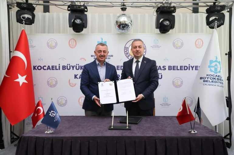 Kocaeli ile Sivas kardeş şehir oldu