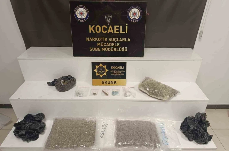 Kocaeli’de kilolarca skunk ele geçirildi 