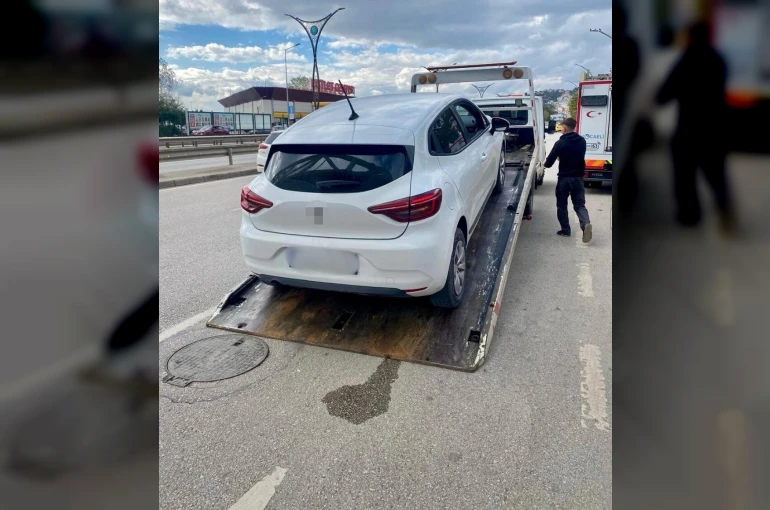 Kocaeli’de korsan taşımacılık yapan sürücüye ceza kesildi