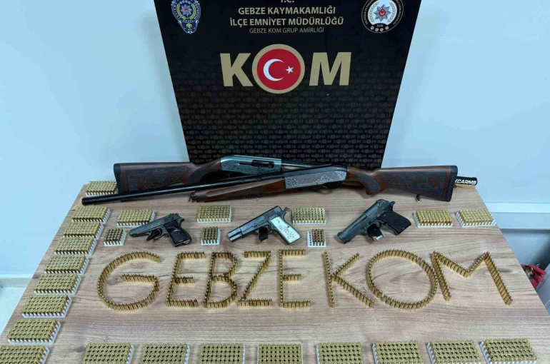 Kocaeli’de operasyon: Bin 513 fişek ele geçirildi