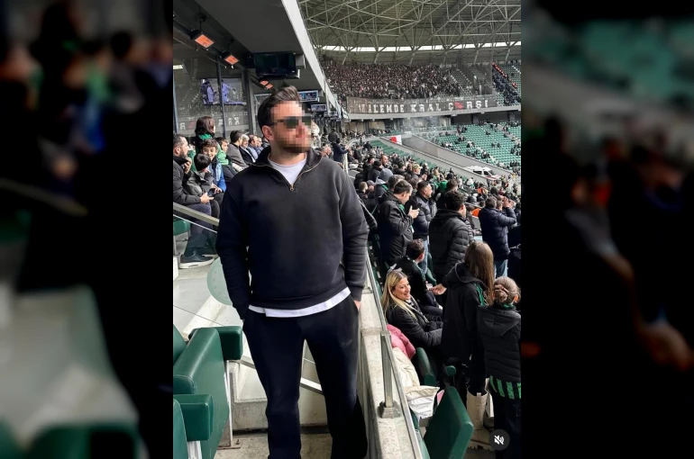 Kocaelispor tribünündeki kaçak Beşiktaşlı için suç duyurusu