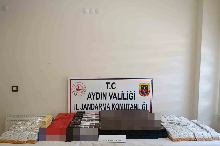 Koçarlı’da kaçak sigara operasyonu