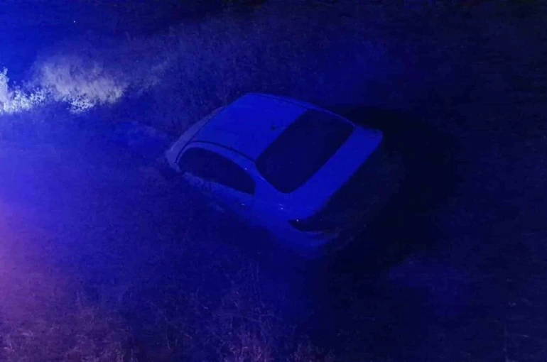 Kontrolden çıkan otomobil şarampole devrildi: 1 yaralı