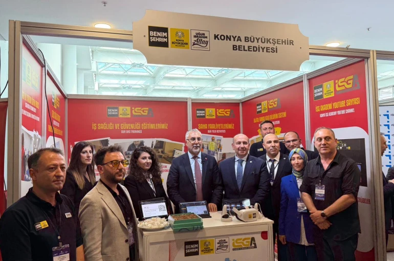 Konya Büyükşehir 10. Uluslararası İş Sağlığı ve Güvenliği Kongresi’nde “İyi Uygulama Örneklerini” sundu