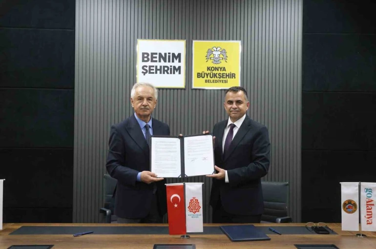 Konya Büyükşehir ve Alanya Belediyesi "Keykubad Göç ve Kervan Yolu Projesi" iş birliği protokolü imzalandı