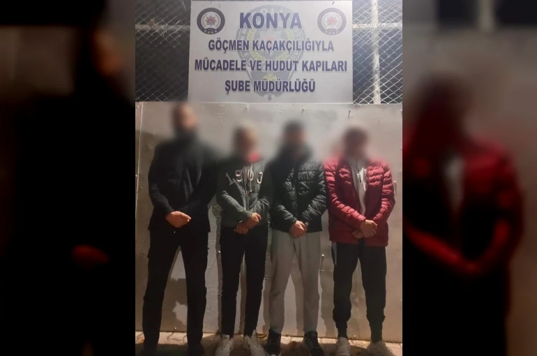 Konya'da göçmen kaçakçılarına operasyon: 5 tutuklama