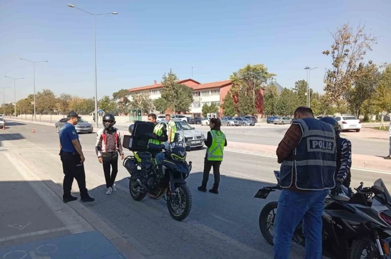 Konya’da 211 ekiple motosiklet denetimi