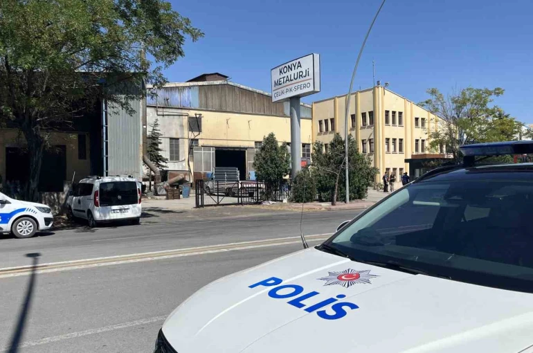 Konya’da metal fabrikasında patlama paniğe neden oldu