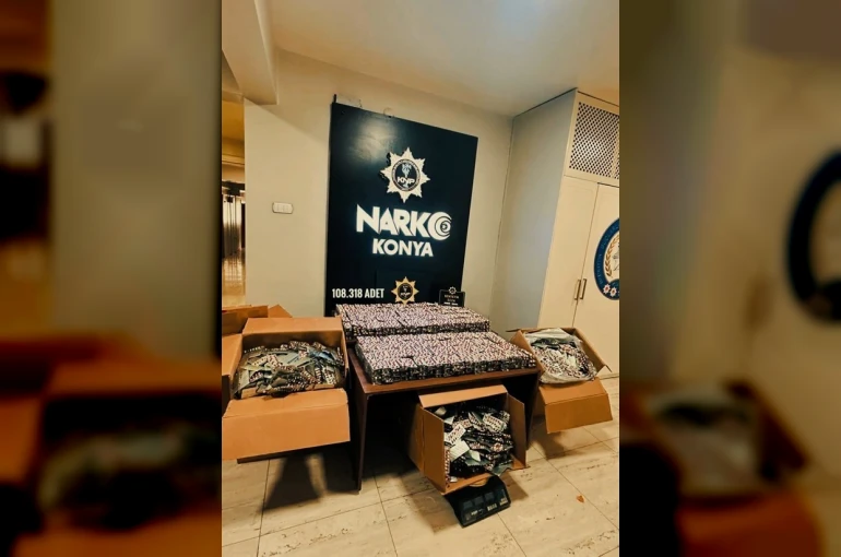 Konya’da narkotik polisinden uyuşturucu operasyonu: 6 tutuklama
