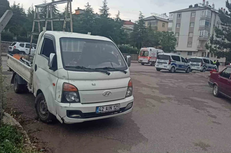 Konya’da trafik kazası: 2 yaralı