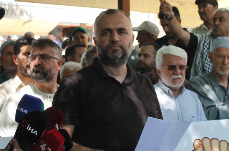 Konya’dan sınır kapısında bekletilen Filistin Konvoyu’na destek 