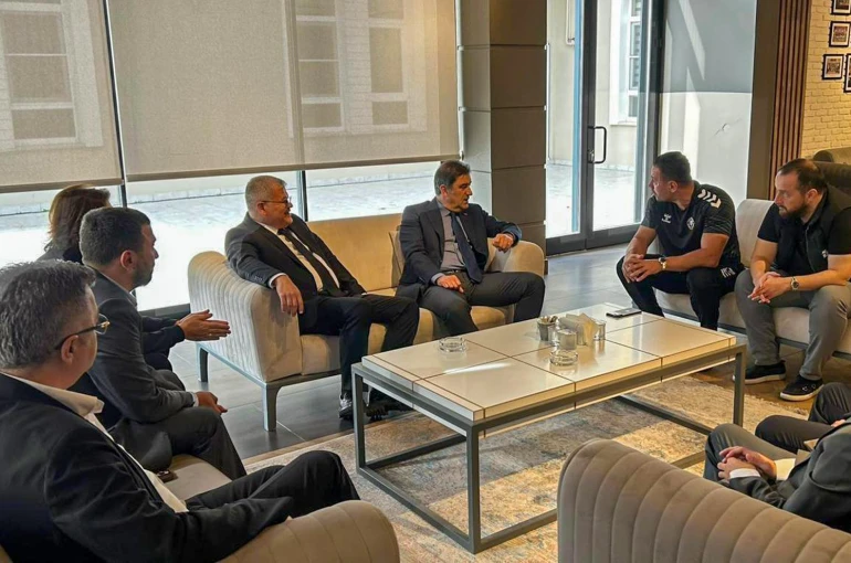 Konyaspor, Ünal Karaman'ı ağırladı