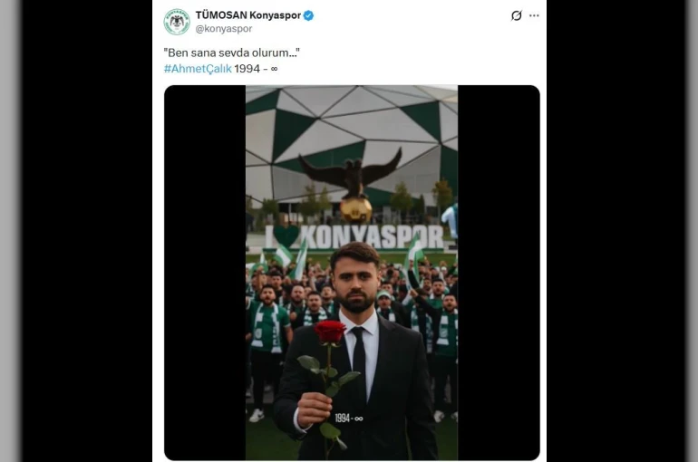 Konyaspor’dan Ahmet Çalık paylaşımı