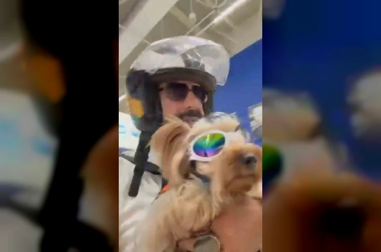 Köpeği ile markete alınmayan vatandaş isyan etti